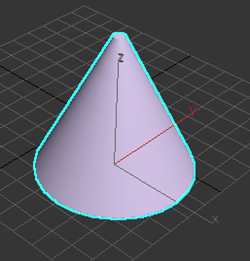 3ds max cone